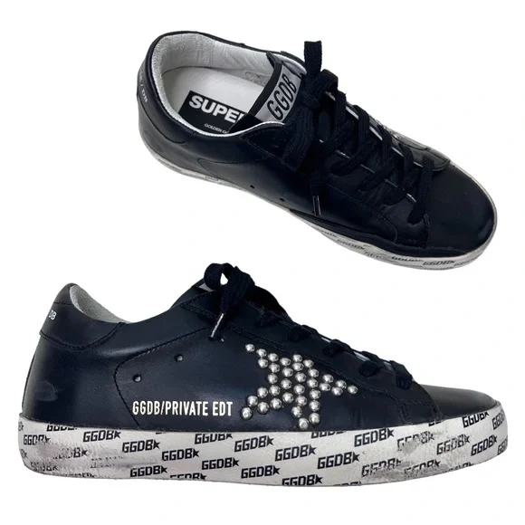 Golden Goose Superstar Studded Sneaker Size 35 NEW - Picture 2 of 11
